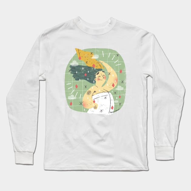 Bath Time Long Sleeve T-Shirt by PatriciaCo